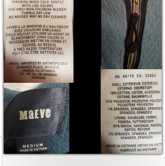 Anthro Mauve dress size medium - Picture 4 of 4